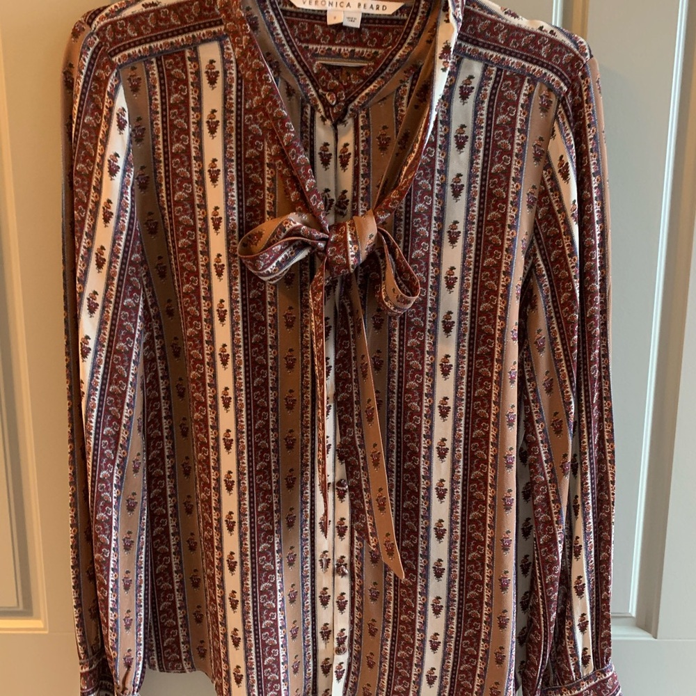 Veronica Beard Multicolor Patterned Top